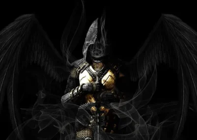 angel-wings-sword-armor-wallpape